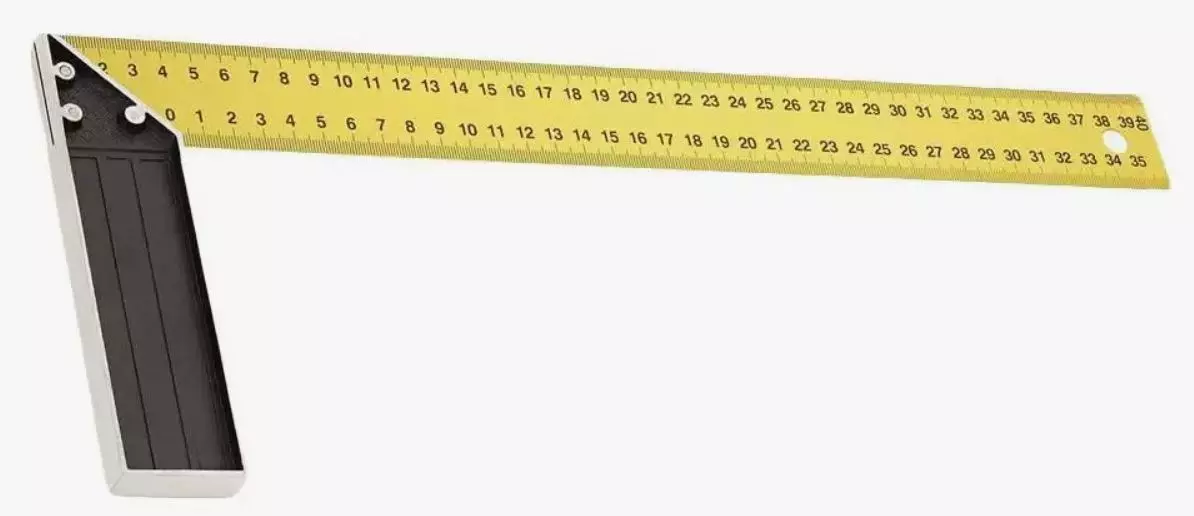 Угольник строительный 400 мм КУРС 19385 металлический