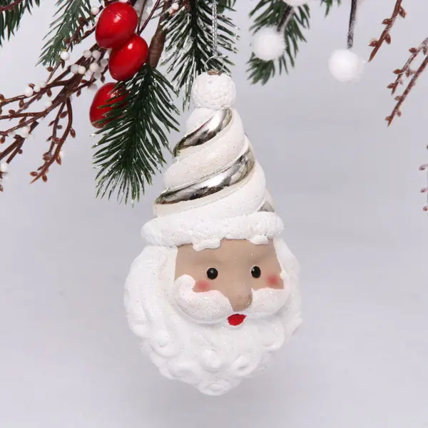 Елочная игрушка Сказочный Дед Мороз 7*5,5*12 см, шампань 916-0788