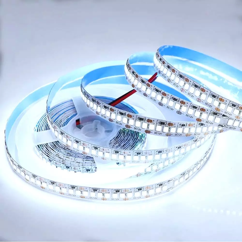Светодиодная лента 24В 14,4Вт/м 1200Лм/м 6500К 5м 8мм CRI&gt;90 SMD2835 240шт/м IP20 Apeyron 00-517