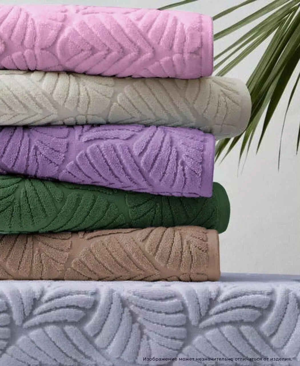 Полотенце махровое 30*60 см шоколадное флора Luxor