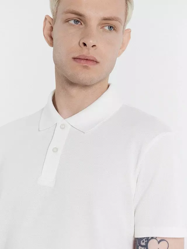 Поло мужское Mark Formelle 111834/1 белый, р-р 108-182/188 (54 / XXL)