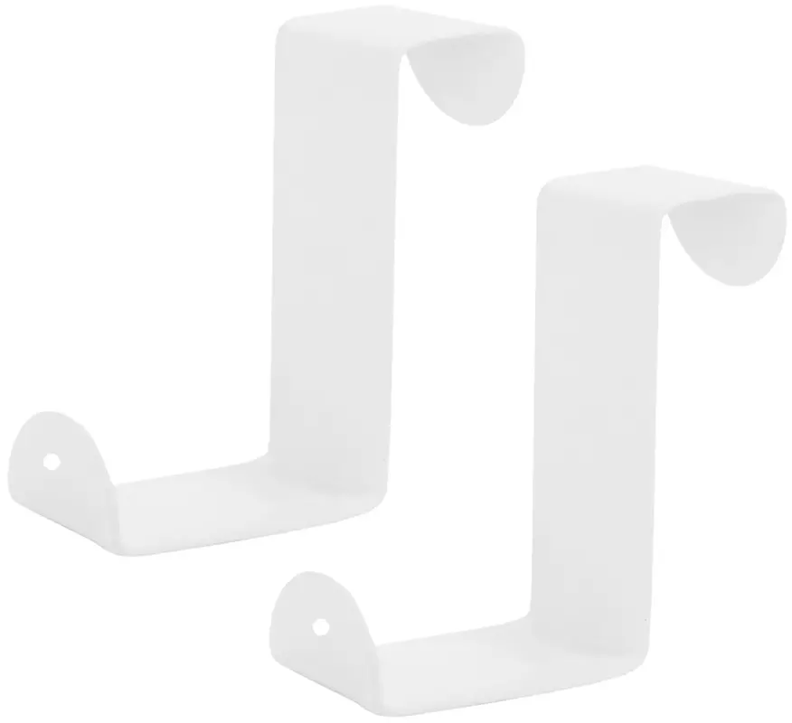 Крючок двухсторонний Gromell STUR для дверей и шкафов, 2 шт,Цвет - БЕЛЫЙ 77M07025