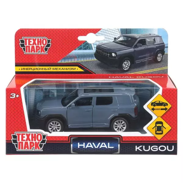 Моделька Haval kugou, металл, 11,4 см, двери, инерция, Технопарк 67741