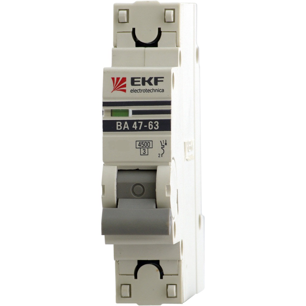 Автоматический выключатель EKF PROxima mcb4763-1-25C-pro 1P C 25А 4,5кА ВА 47-63