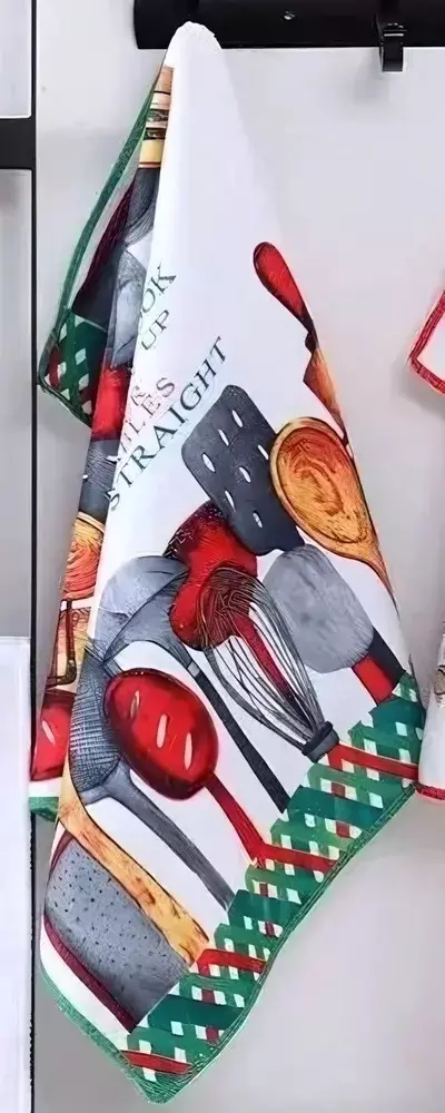 Полотенце кухонное 40*57 см микрофибра посуда