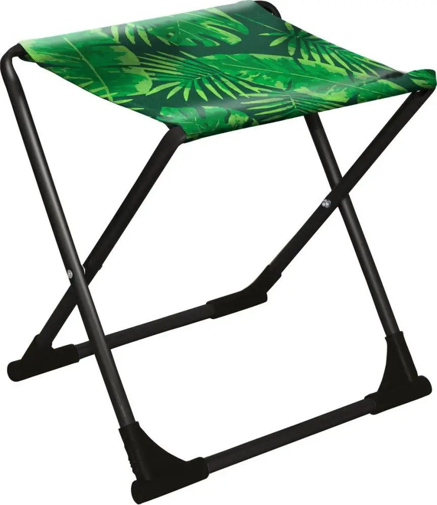 Складной стул походный (ПС+/2 с тропическими листьями темный)