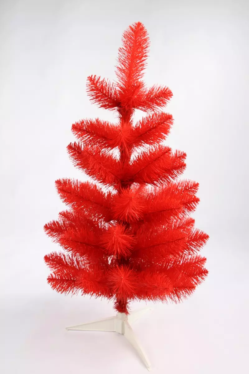 Елка искусственная 80 см Интерьерная красный Ин-80