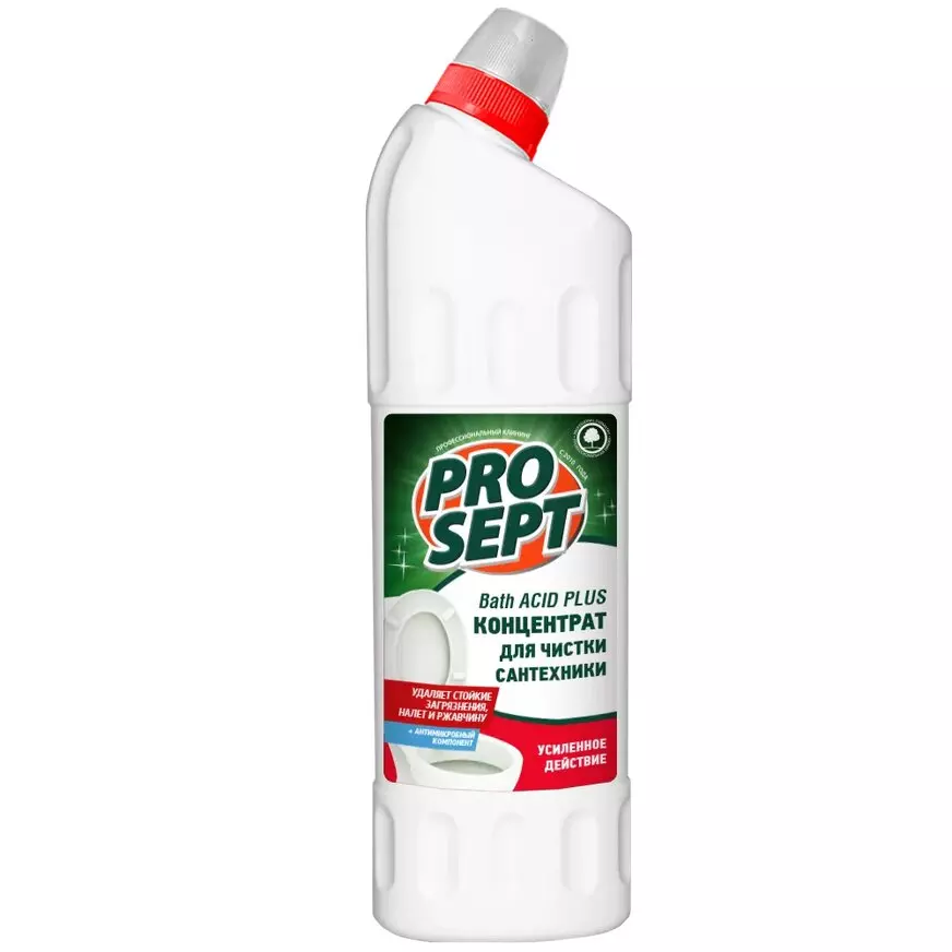 Чистящее средство для удаления ржавчины и минеральных отложений PROSEPT Bath Acid Plus 1 л