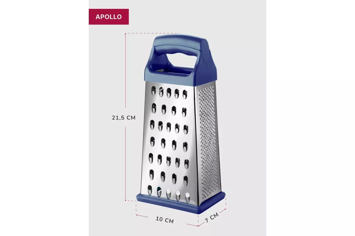 Терка для овощей 4 грани 21.5 см Apollo Regina RGN-21