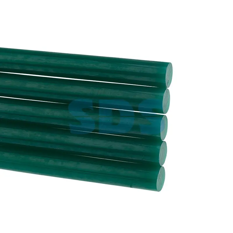 Клеевые стержни d=11,3 мм, L=100 мм, зеленые (упак. 6 шт.) REXANT 09-1228 