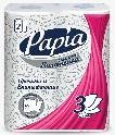 Бумажные полотенца Papia 3сл,, 2 рул.белые