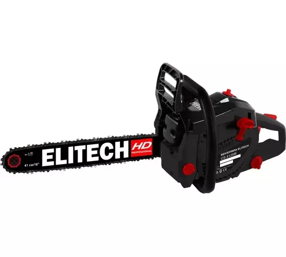 Бензопила проф Elitech CS 4125R HD 204813 шина-40см