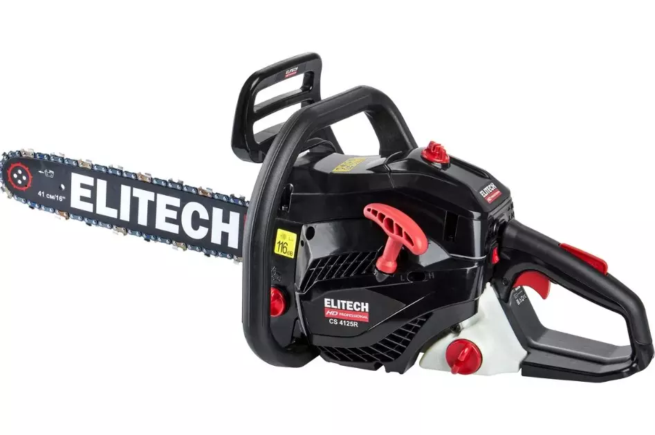 Бензопила проф Elitech CS 4125R HD 204813 шина-40см