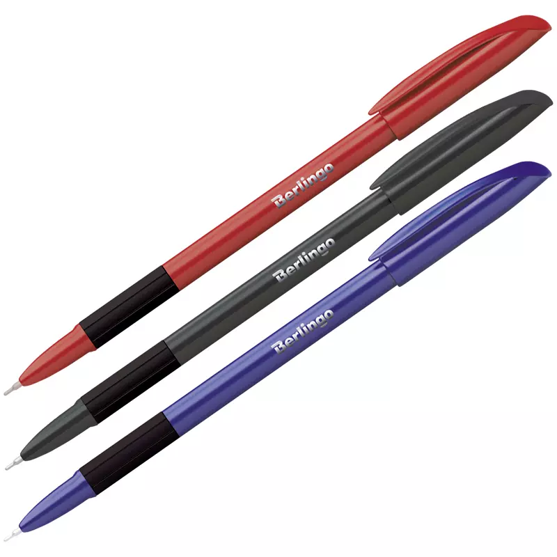 Шариковая ручка Berlingo Metallic Pro синяя, 0,7мм, CBp_70753