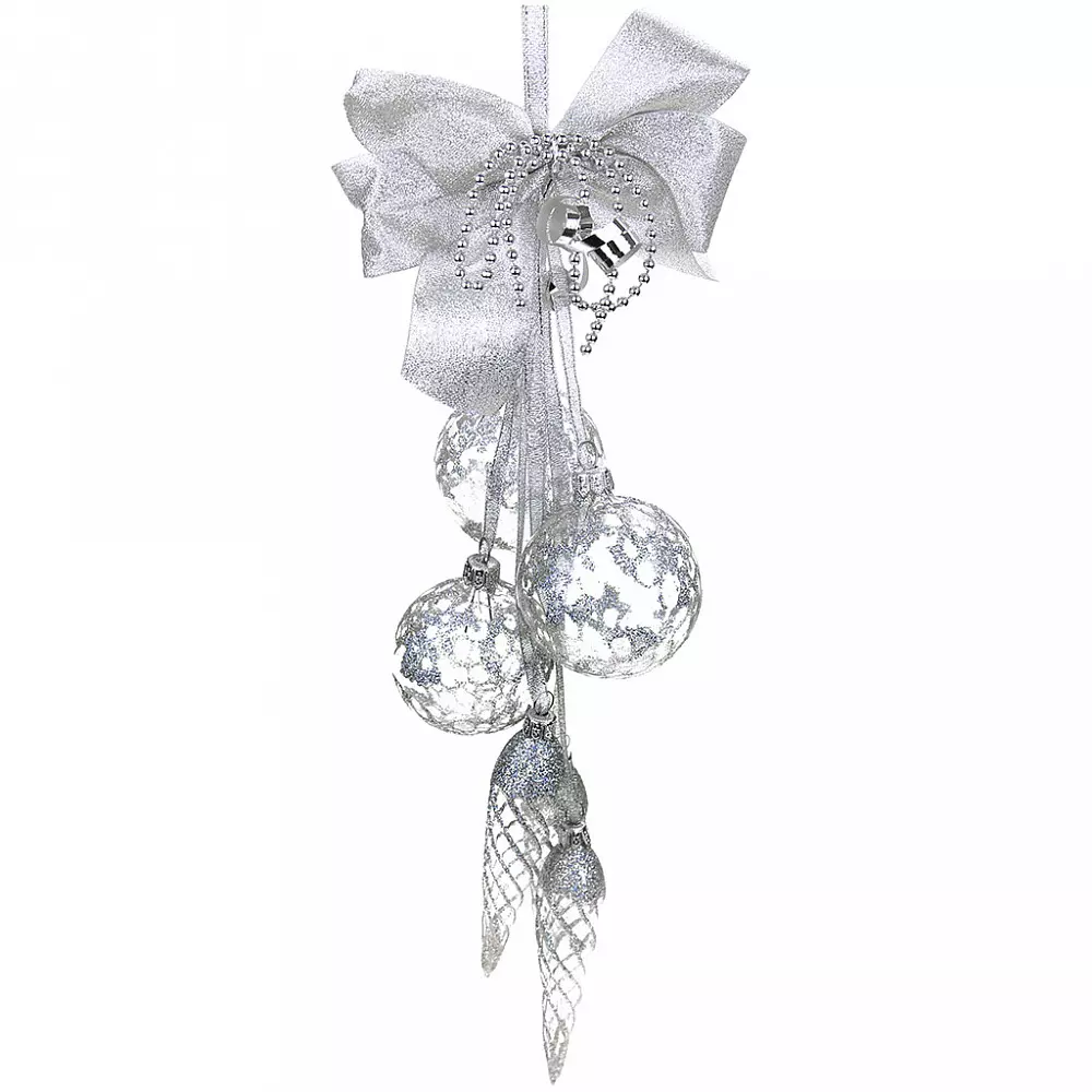 Новогоднее украшение из шаров Хрусталик С231