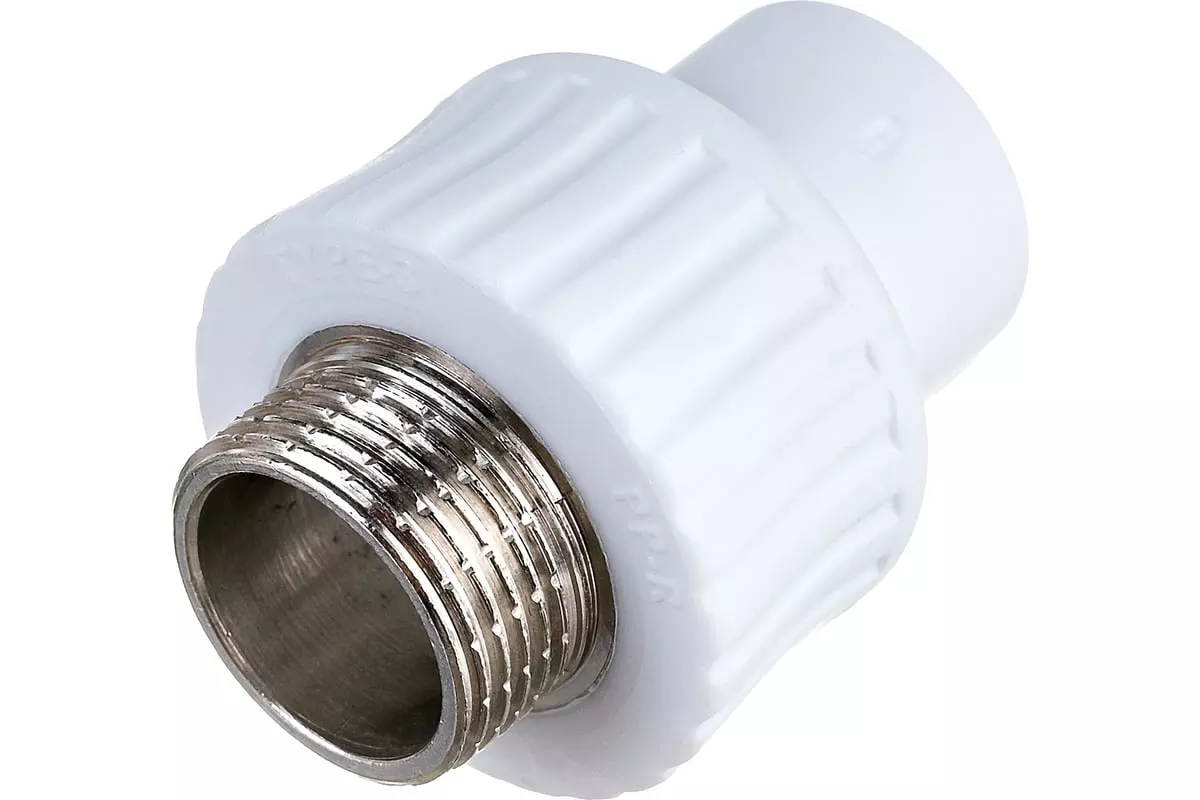 Муфта полипропиленовая комбинированная 20х3/4" НР, RTP 10663