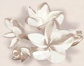 Панно кафельная плитка 50,5*40,2 AMATI PLUMERIA BEIGE (2 шт) 584192004 - 6 комл 1с