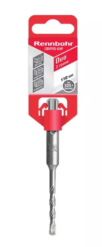 Бур SDS plus 8х110мм Rennbohr Duo 680811