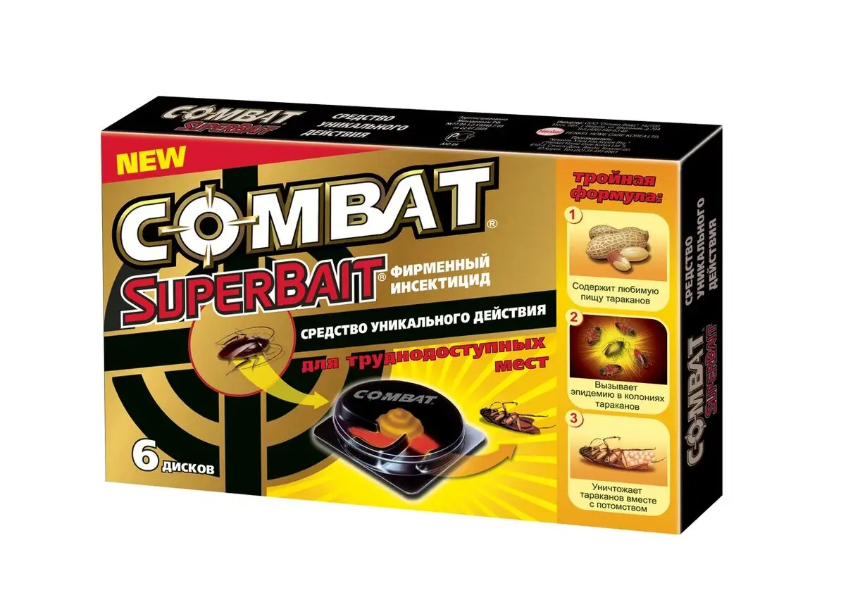 COMBAT Super Bait инсектицид (уп.6)