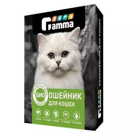 Биоошейник антипаразитарный для кошек Гамма 35 см