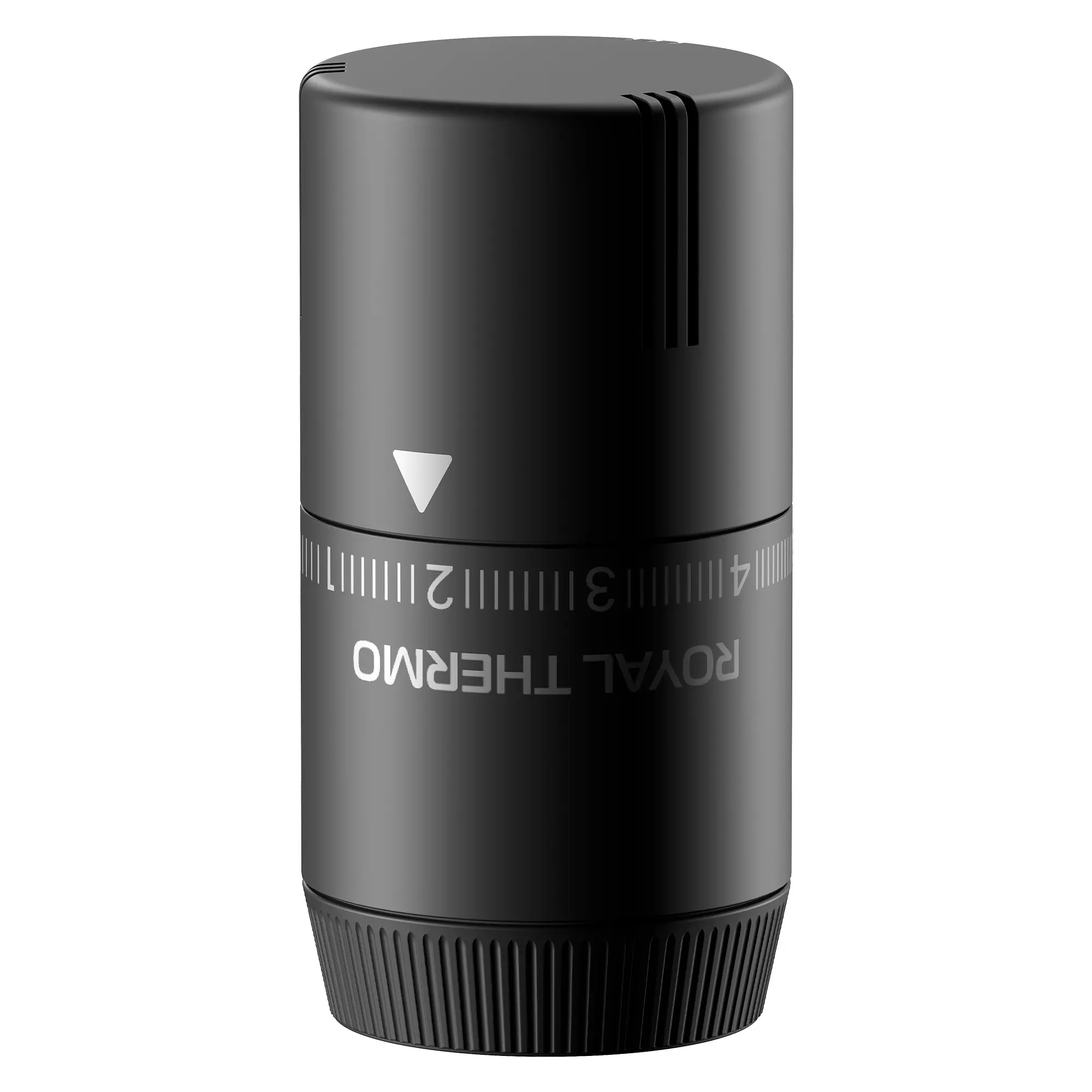 Термоголовка для радиатора жидкостная Royal Thermo Design М30х1,5 черный RATHDN13015BL