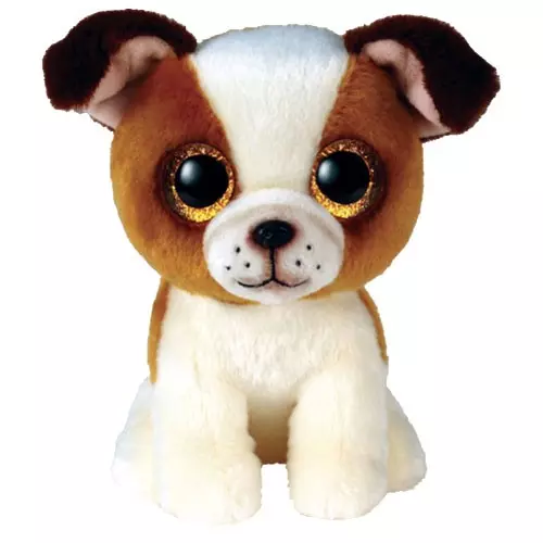 Мягкая игрушка Дог бело-коричневая собачка 15 см TY 36396