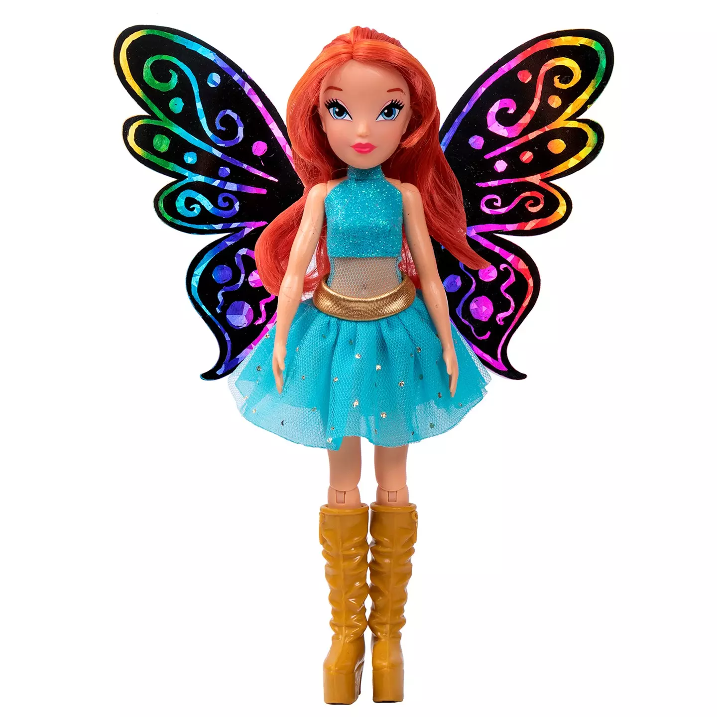 Кукла шарнирная Winx Club BTW Scratch Art Wings Блум с крыльями для скретчинга 24 см IW01252101