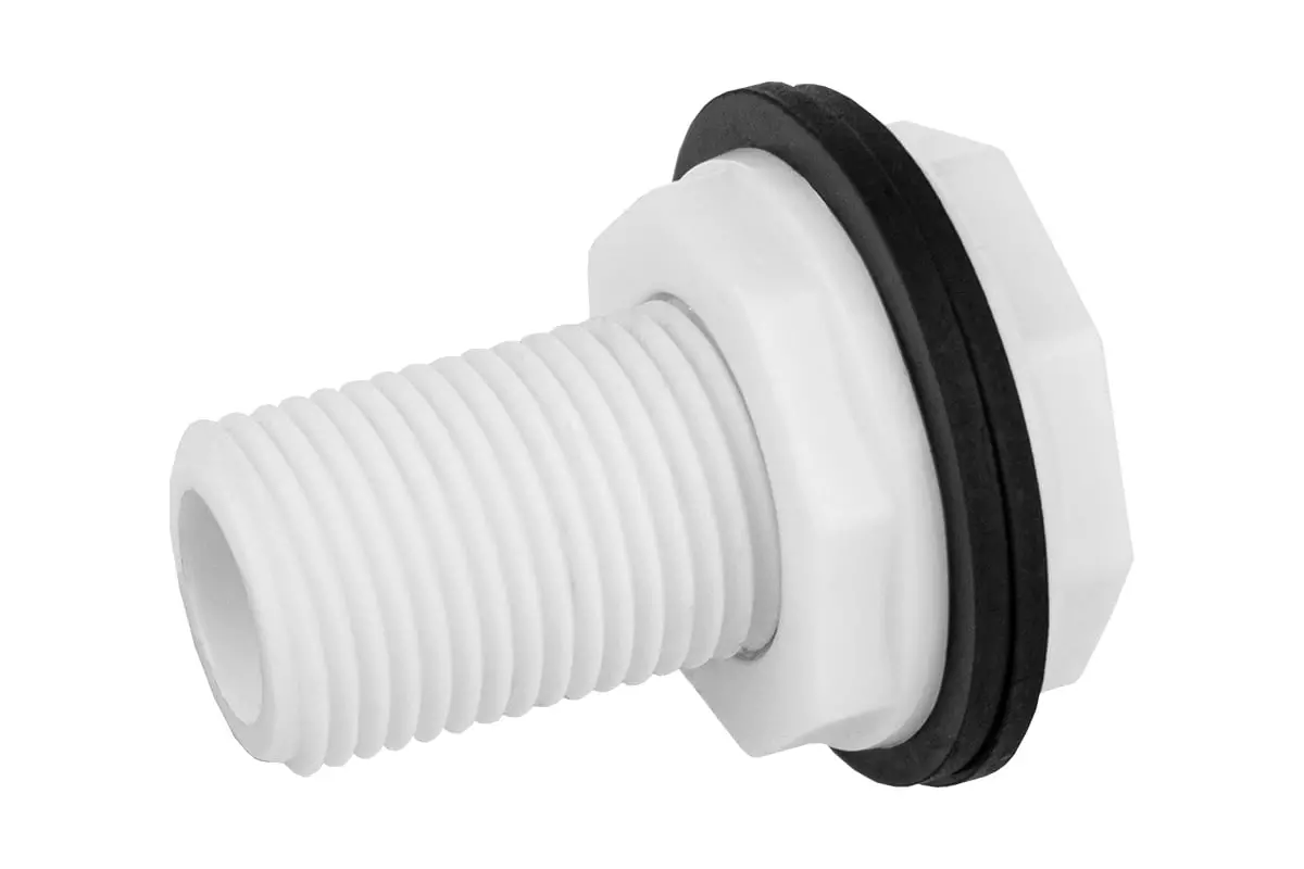 Штуцер (врезка) в бак (емкость) 1/2" (пластик), MP-У ИС.131970