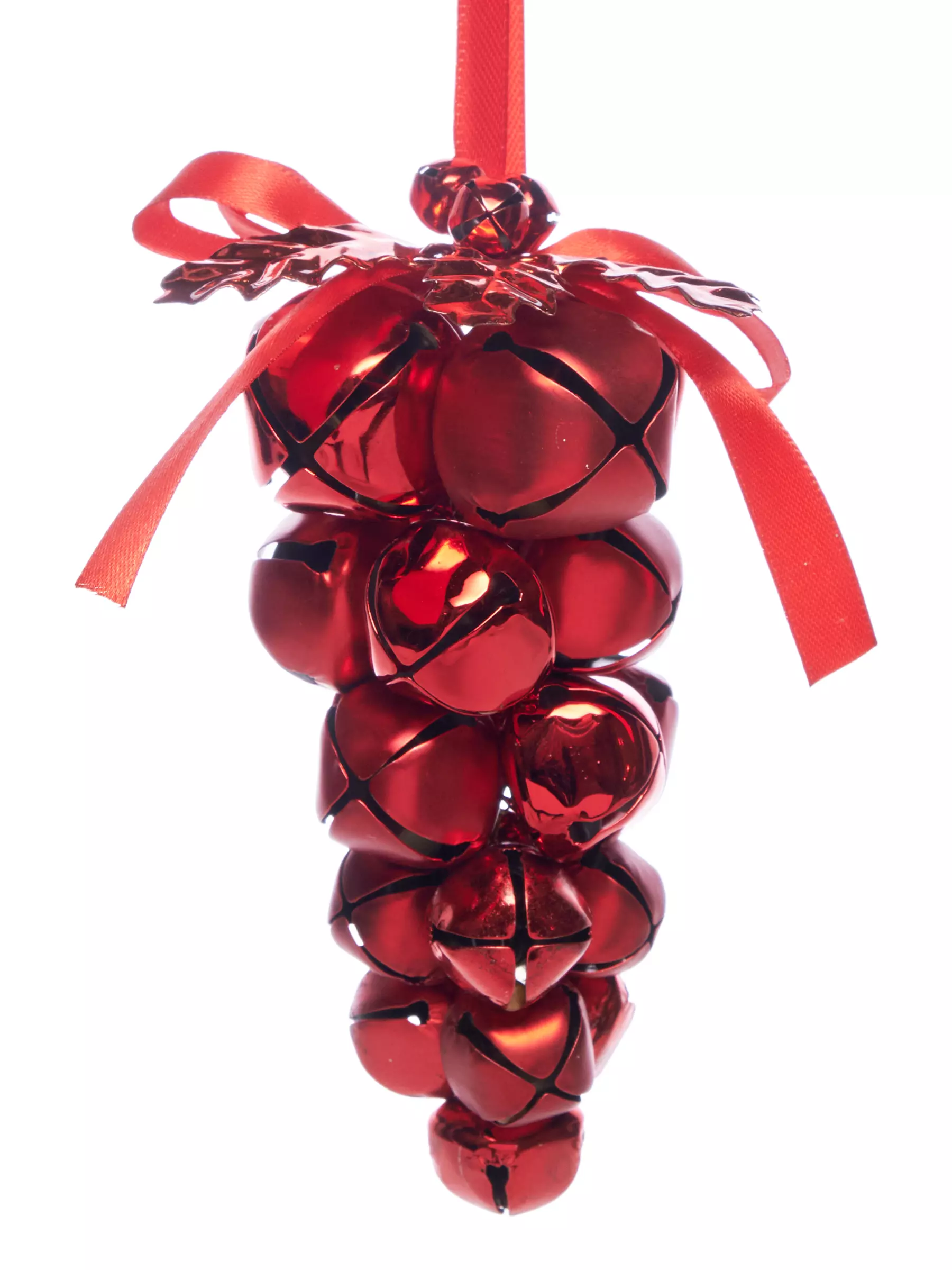 Новогоднее подвесное украшение из ч/металла / 6,5х7,5х13,5см 92149