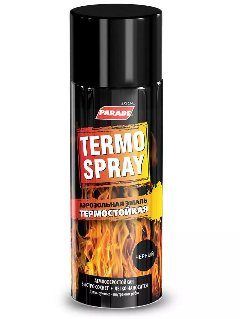 Эмаль аэрозольная Parade TERMO spray  Белый