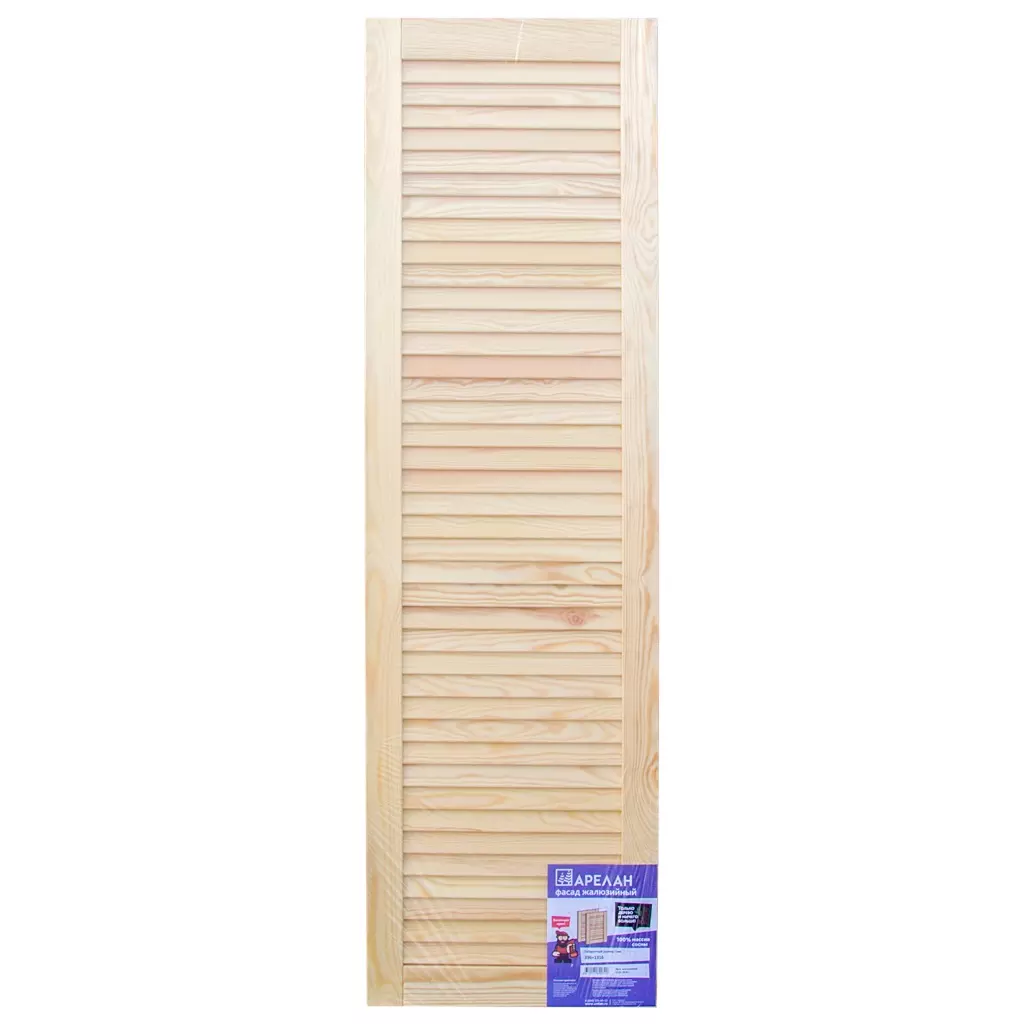 Дверь жалюзийная 396х1316х18 мм хвоя