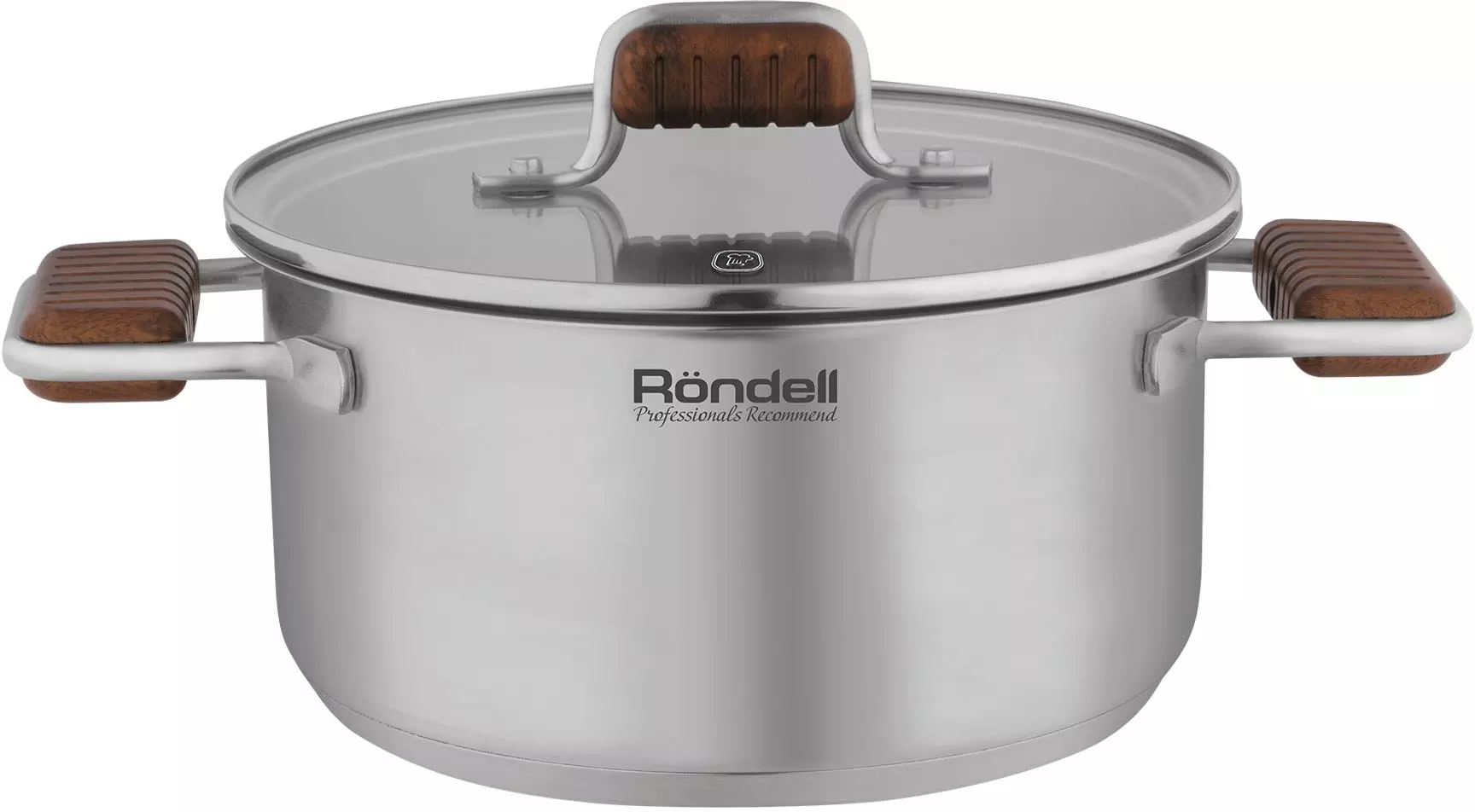 Кастрюля 3,2 л, 20 см, нержавеющая сталь, Fjord, Rondell RDS-1791