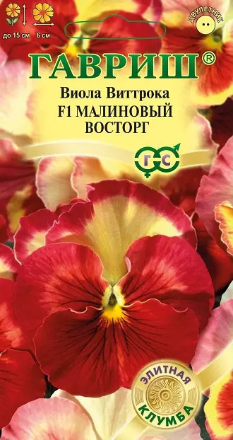 Семена цветов Виола Малиновый восторгF1 5шт (Гавриш)
