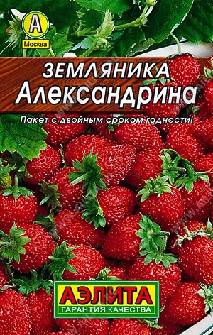 Семена Земляника ремонтантная Александрина Агрофирма АЭЛИТА 0,03 г лидер