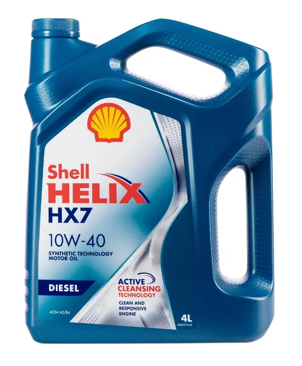 Масло моторное 10w40 4 л Shell HELIX Diesel HX7
