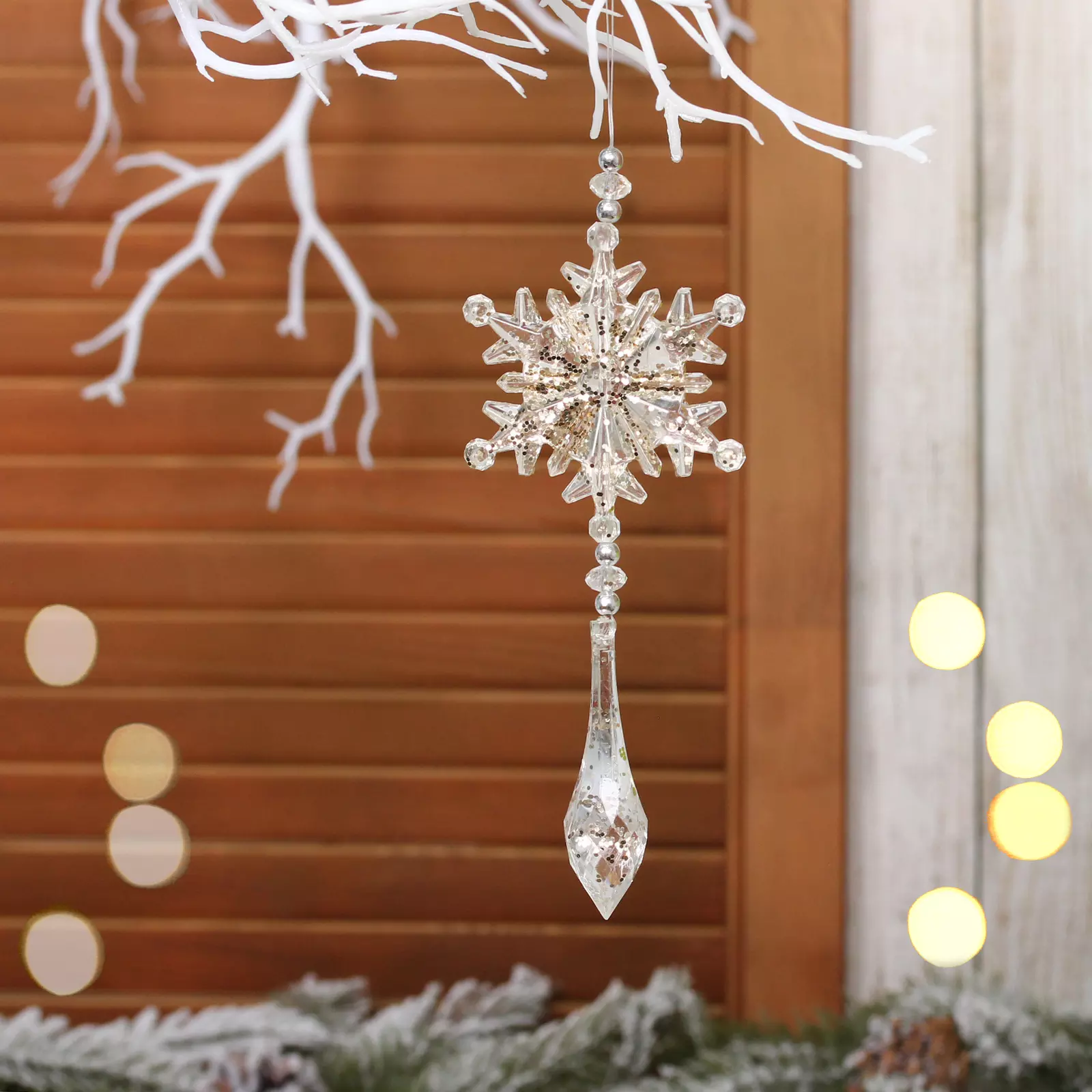 Елочное украшение Снежная королева 18 см Золото 259-255