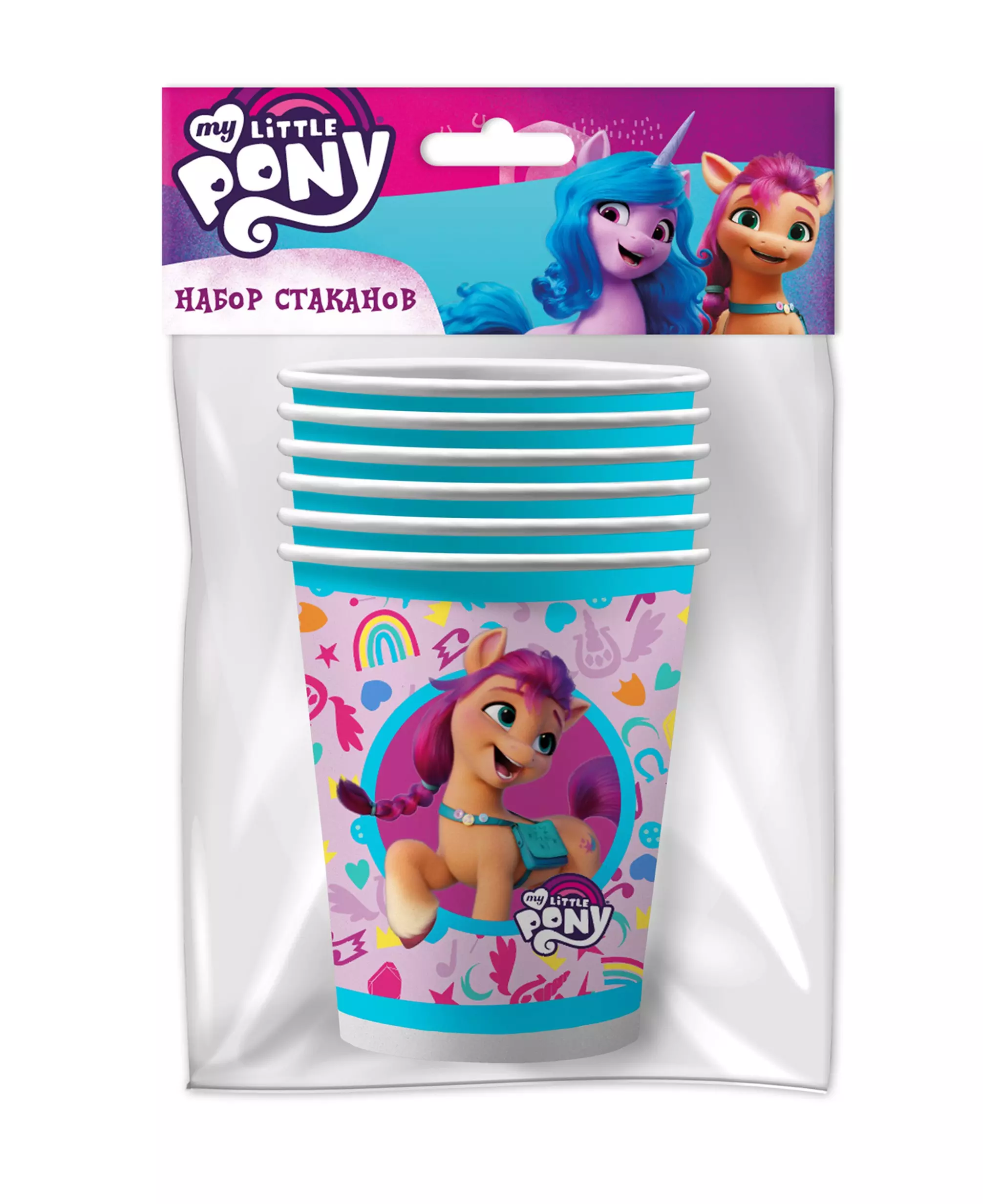 Бумажные стаканы-4 My Little Pony, 6 шт*250 мл 299019