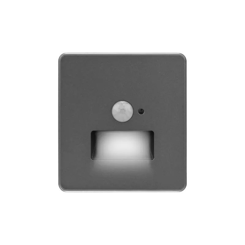 Подсветка настенная встраиваемая титан Kranz Miele Round KR-78-0727-2