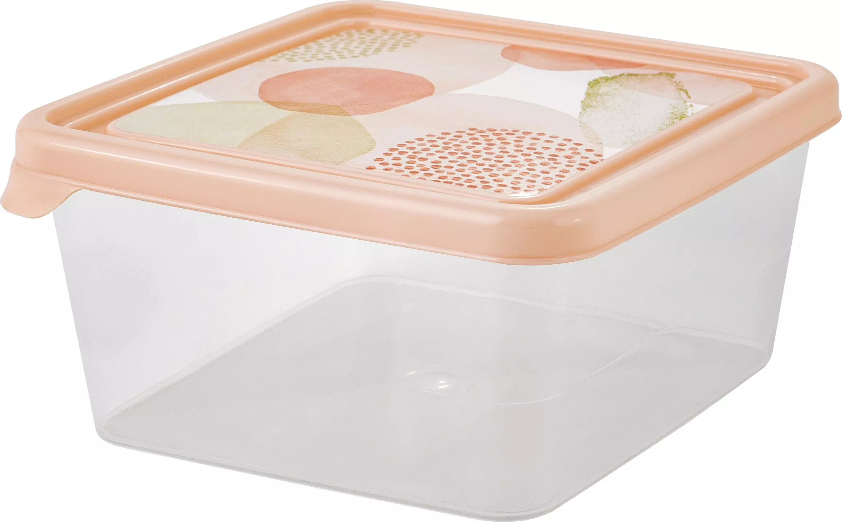 Контейнер пищевой 450 мл, пластик, квадратный, с крышкой Plast Team Pastel PT143111591