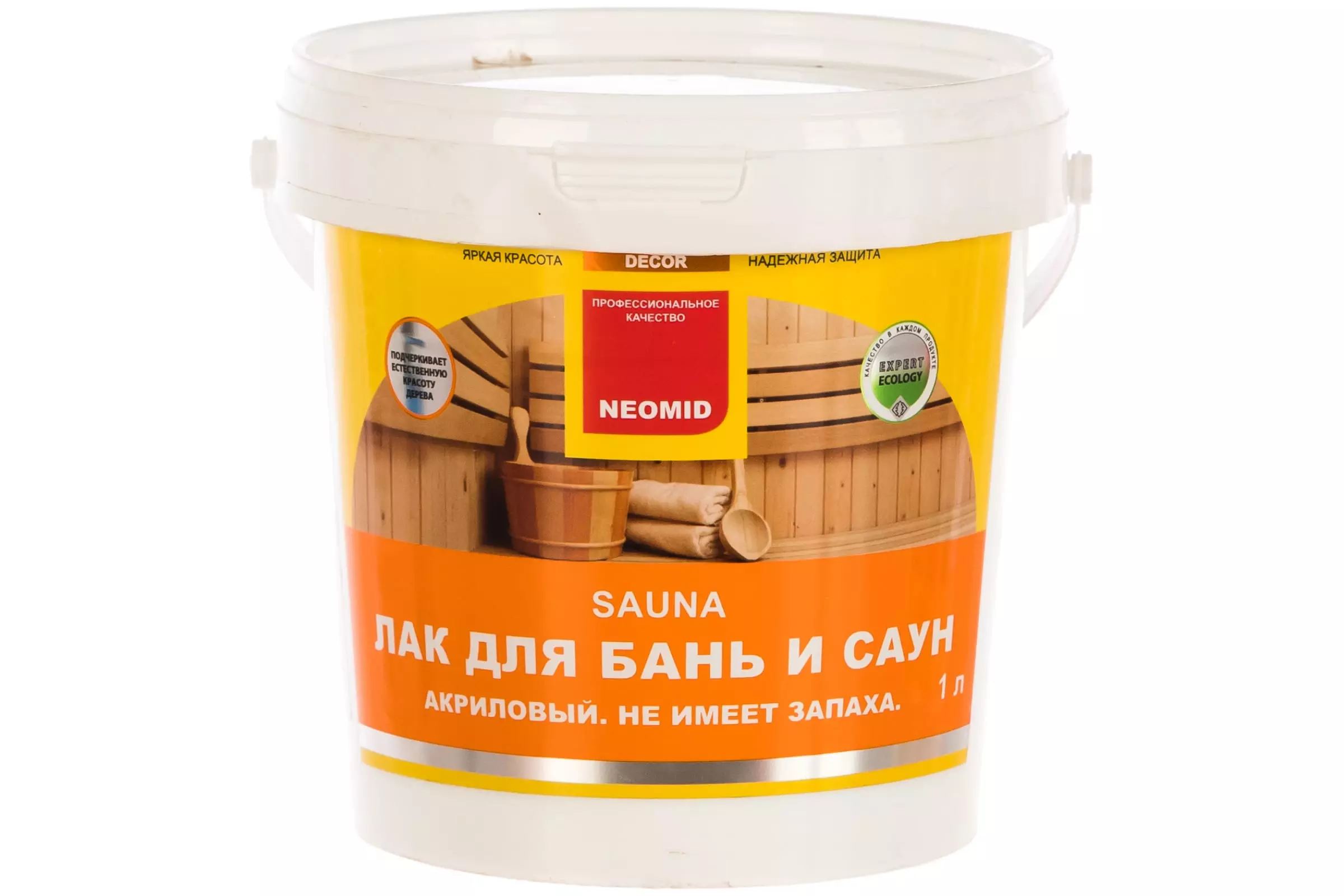 Лак для бань и саун Neomid sauna 1 л - Н -SAUNA-1 акриловый
