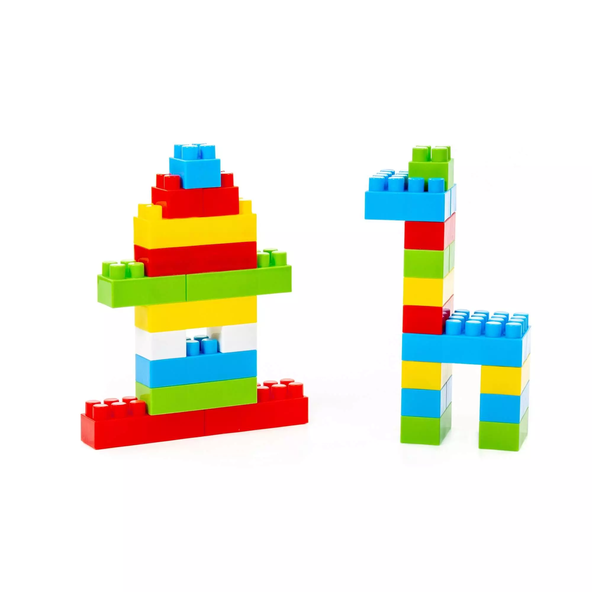 Конструктор блочный 32 элемента, Полесье 0323