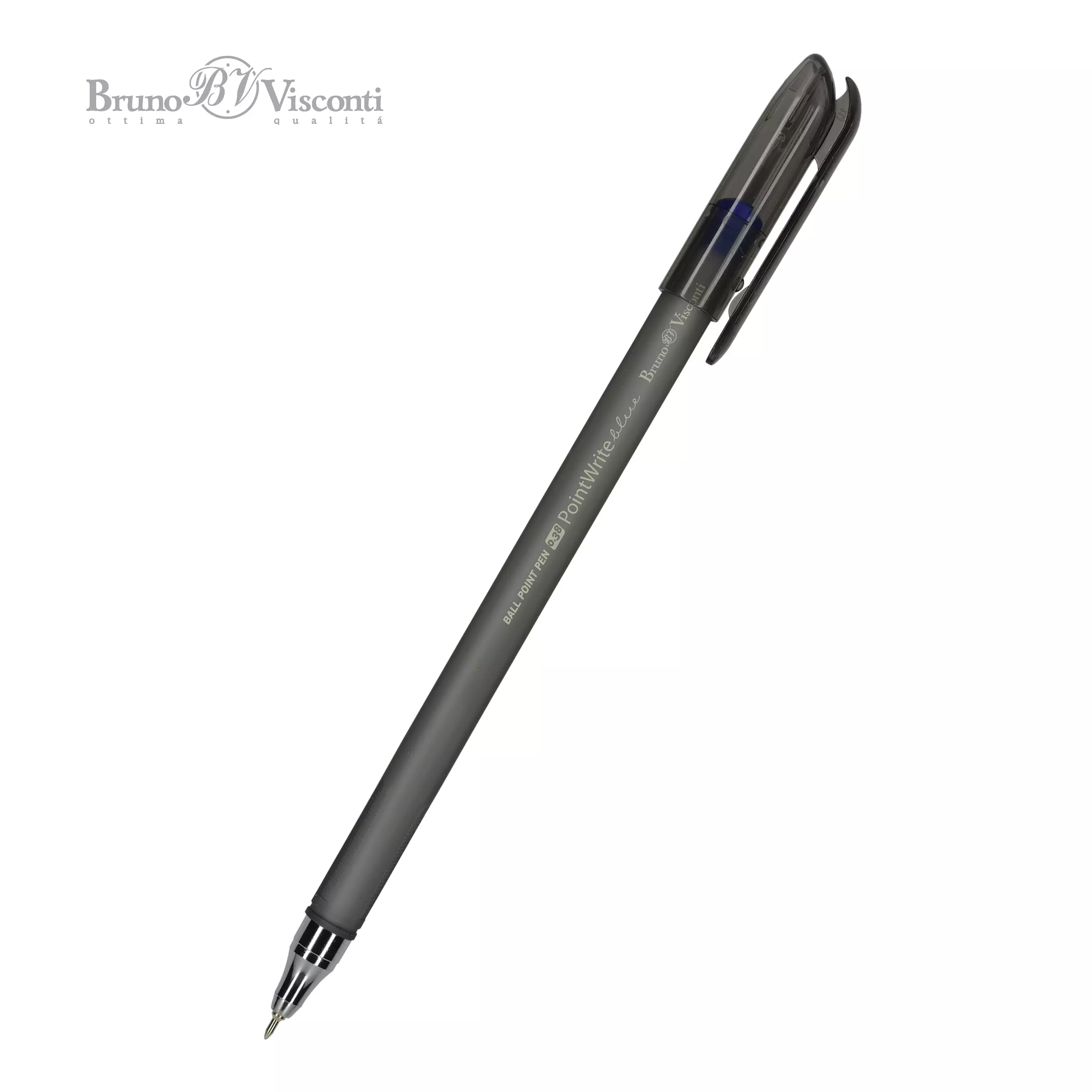 Шариковая ручка BrunoVisconti PointWrite Ice 0.38 ММ, синяя
