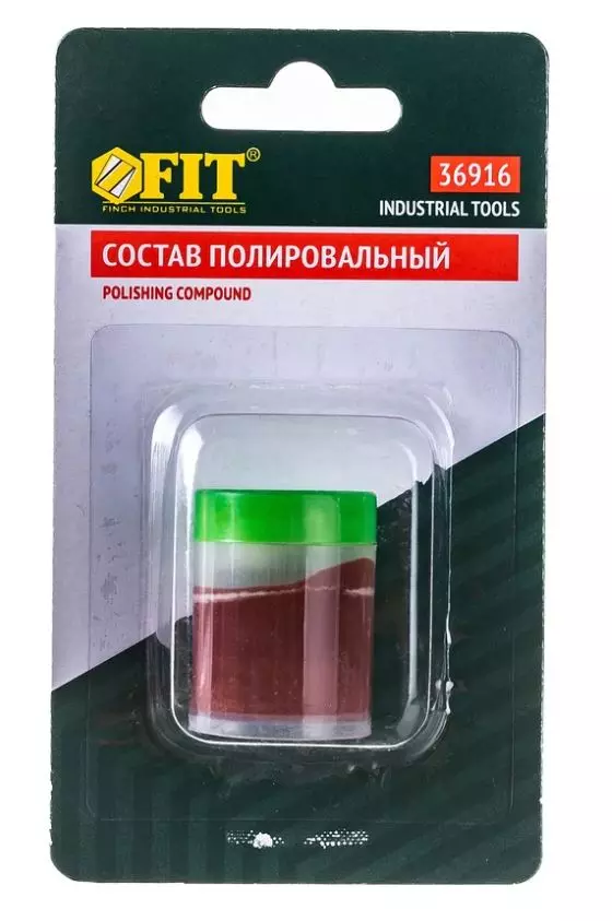 Шлифовальная паста для гравера с фетровым кругом FIT 36916
