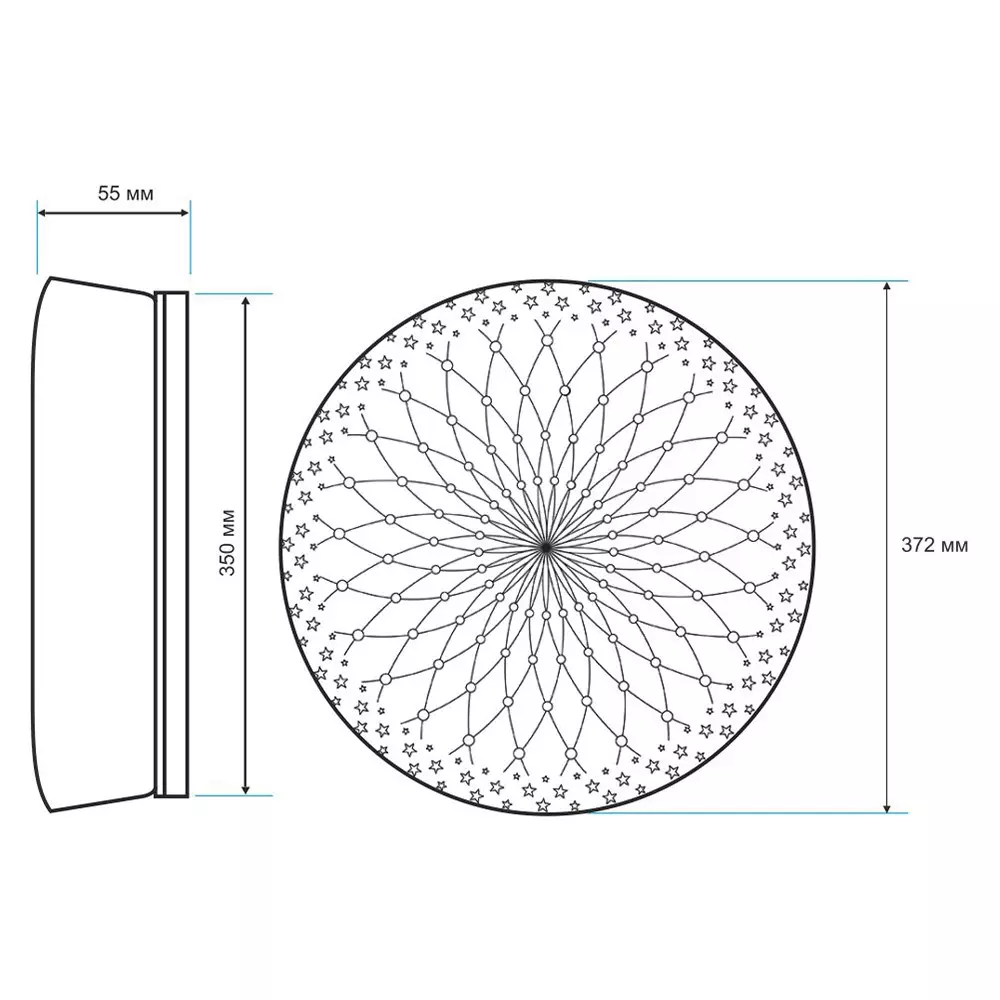 Светильник светодиодный 40Вт 6000К TANGO Шарм 1201072