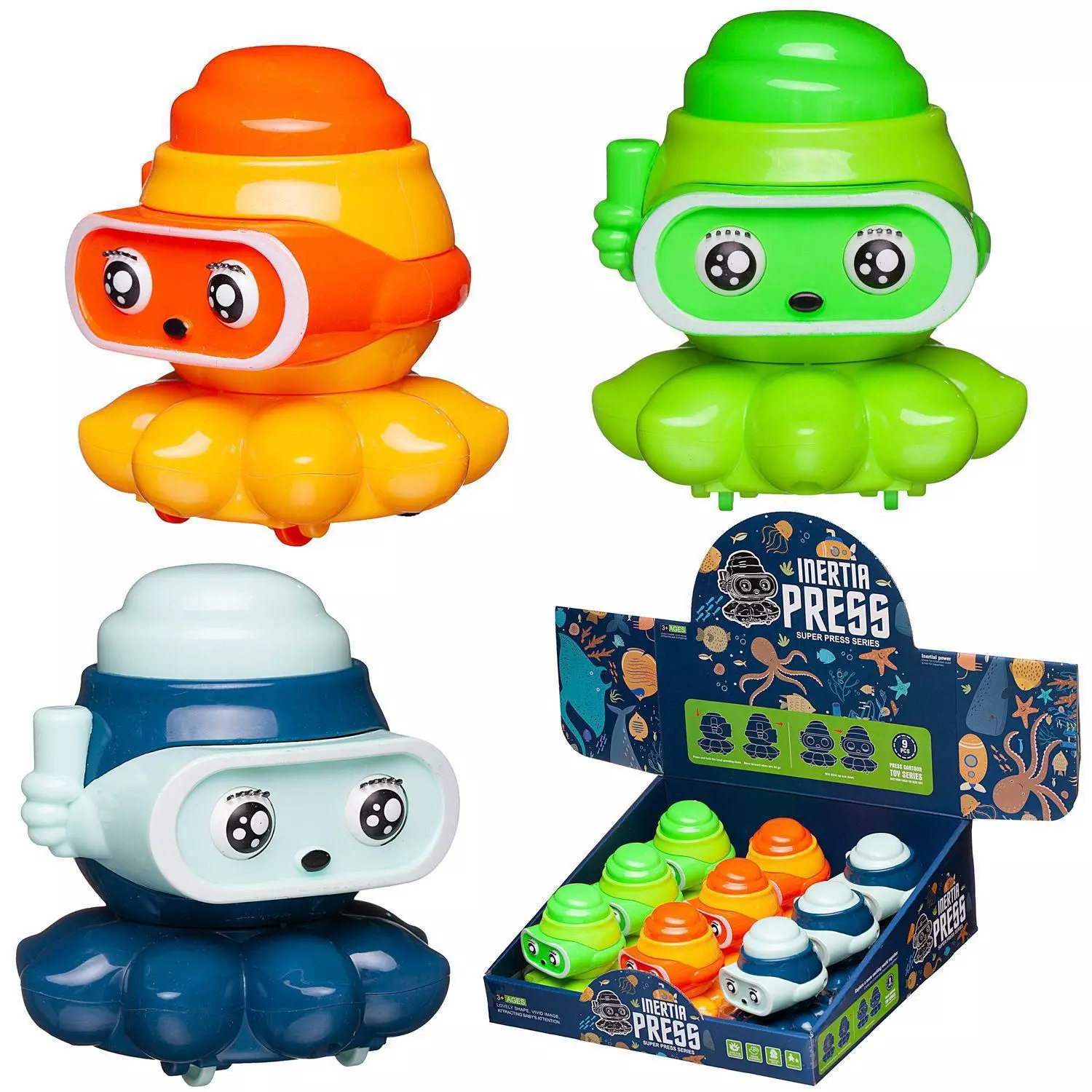 Интерактивная игрушка Осьминог 822