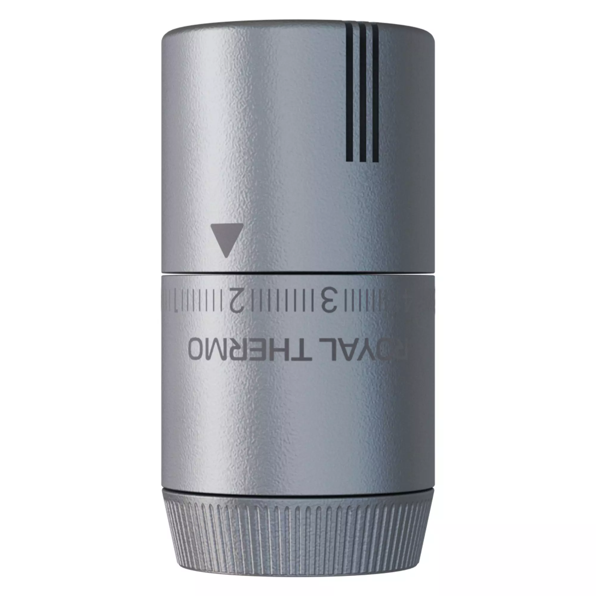 Термоголовка для радиатора жидкостная Royal Thermo Design М30х1,5 серебристый RATHDN13015SS