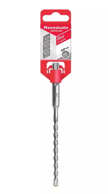 Бур SDS plus 12*160мм Rennbohr Duo 681216