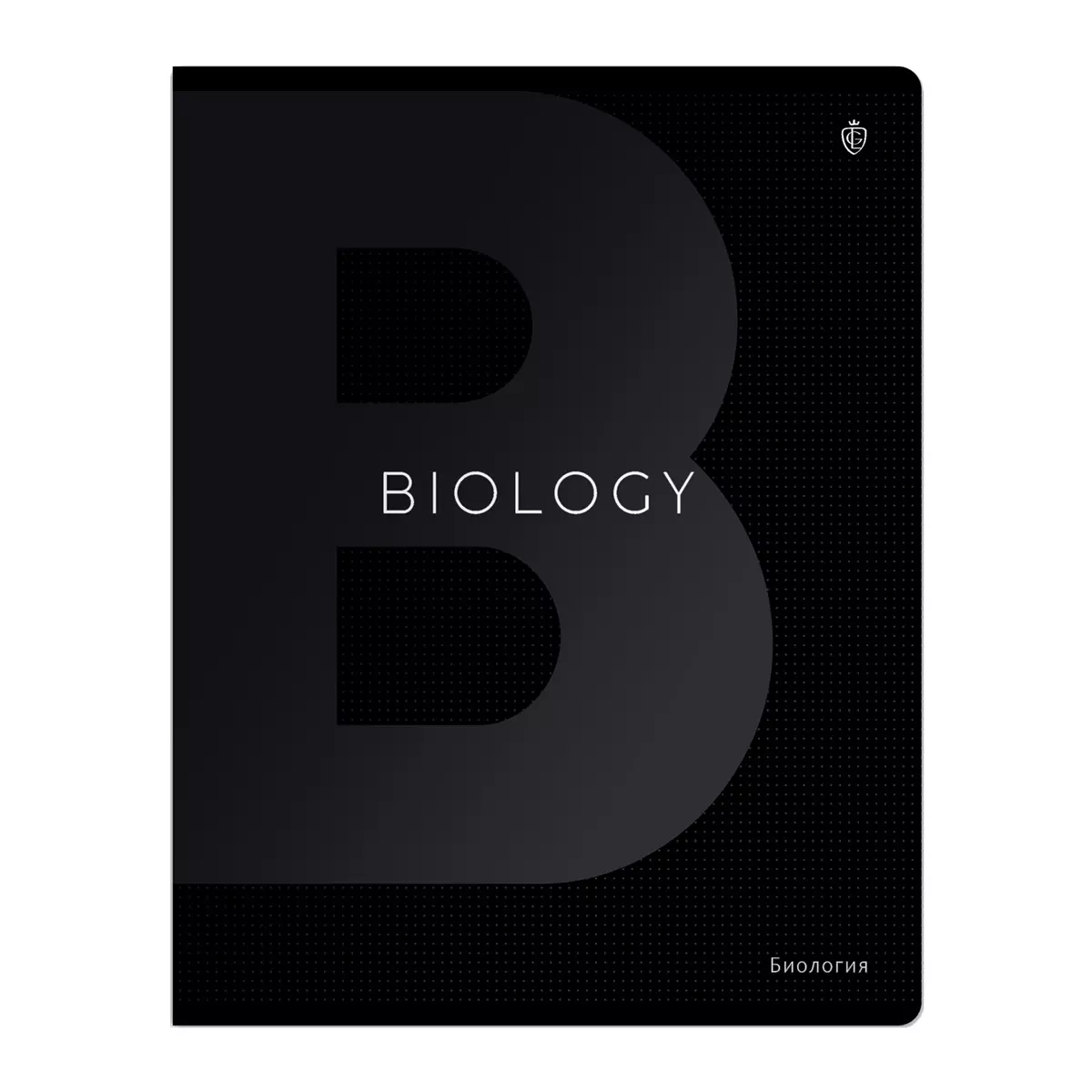 Тетрадь по Биологии 48 листов, Greenwich Line Сolor black, софт-тач ламинация 