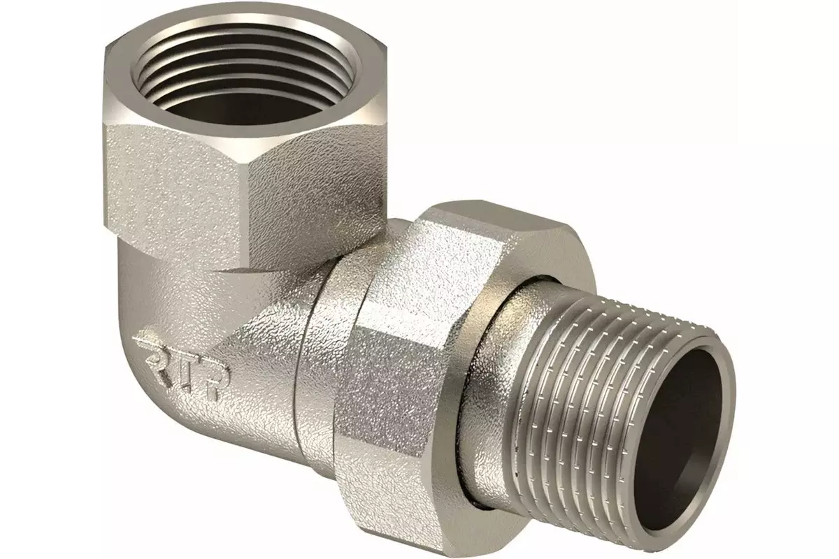 Американка угловая 3/4&quot; ВР/НР никель, RTP 34842