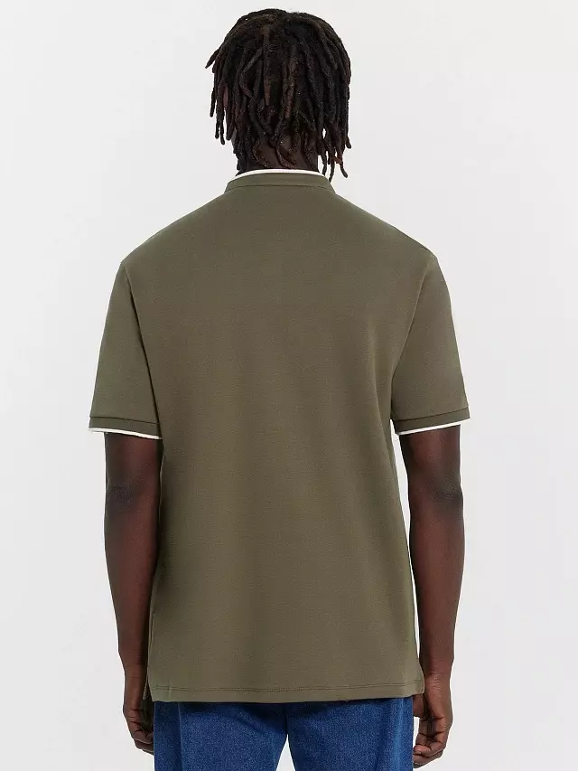 Поло мужское Mark Formelle 111849/1 серый хаки, р-р 108-182/188 (54 / XXL)